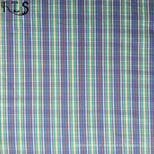 Popeline de coton 100 % tissé de fils teinté de tissu pour chemises/robe Rls40-7po